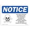 Signmission OSHA Notice Sign, 7" Height, 10" Width, This Area Contains Hazardous Sign With Symbol, Landscape OS-NS-D-710-L-18586 - alternate 1